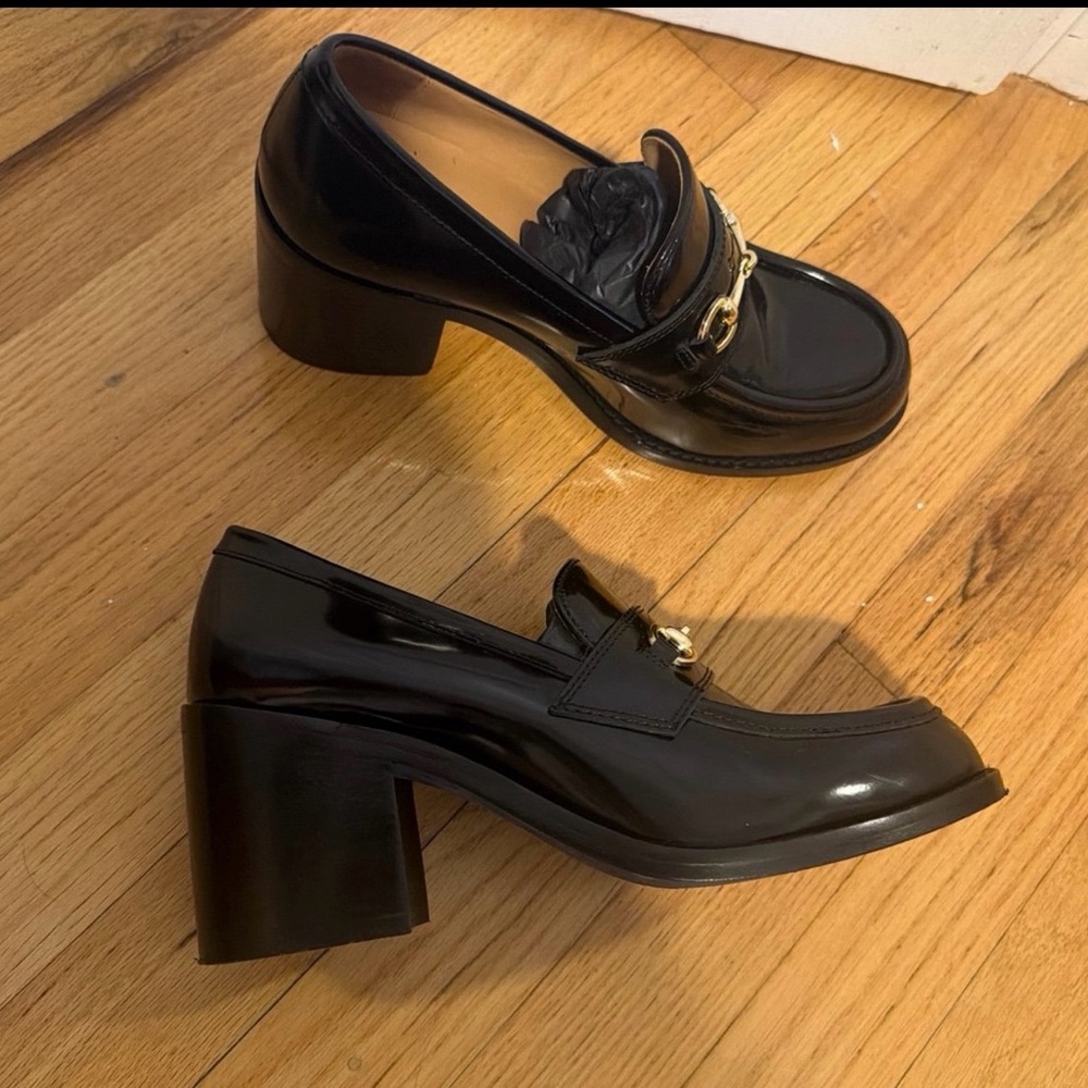 Thursday Boot Co High Heel Penny loafers w horsebit - Picture 7 of 12